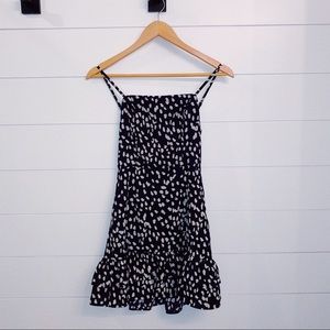 Princess Polly Spotted Navy Mini Dress